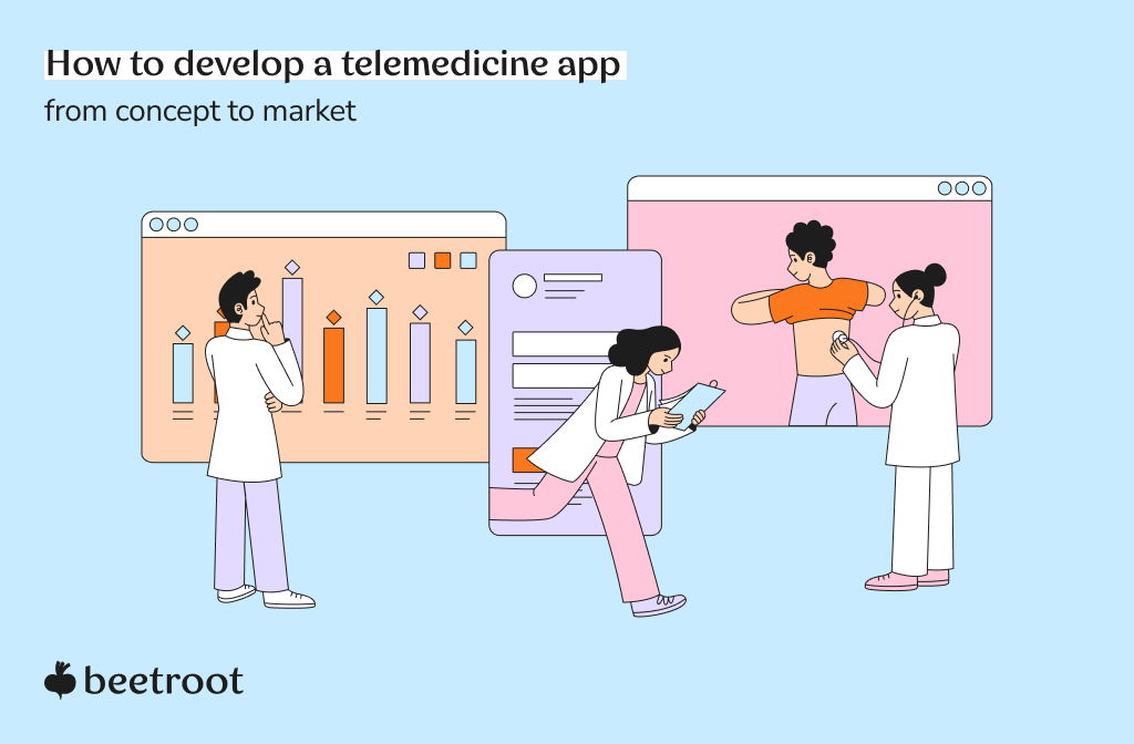 how to develop a telemedicine app ebook by beetroot