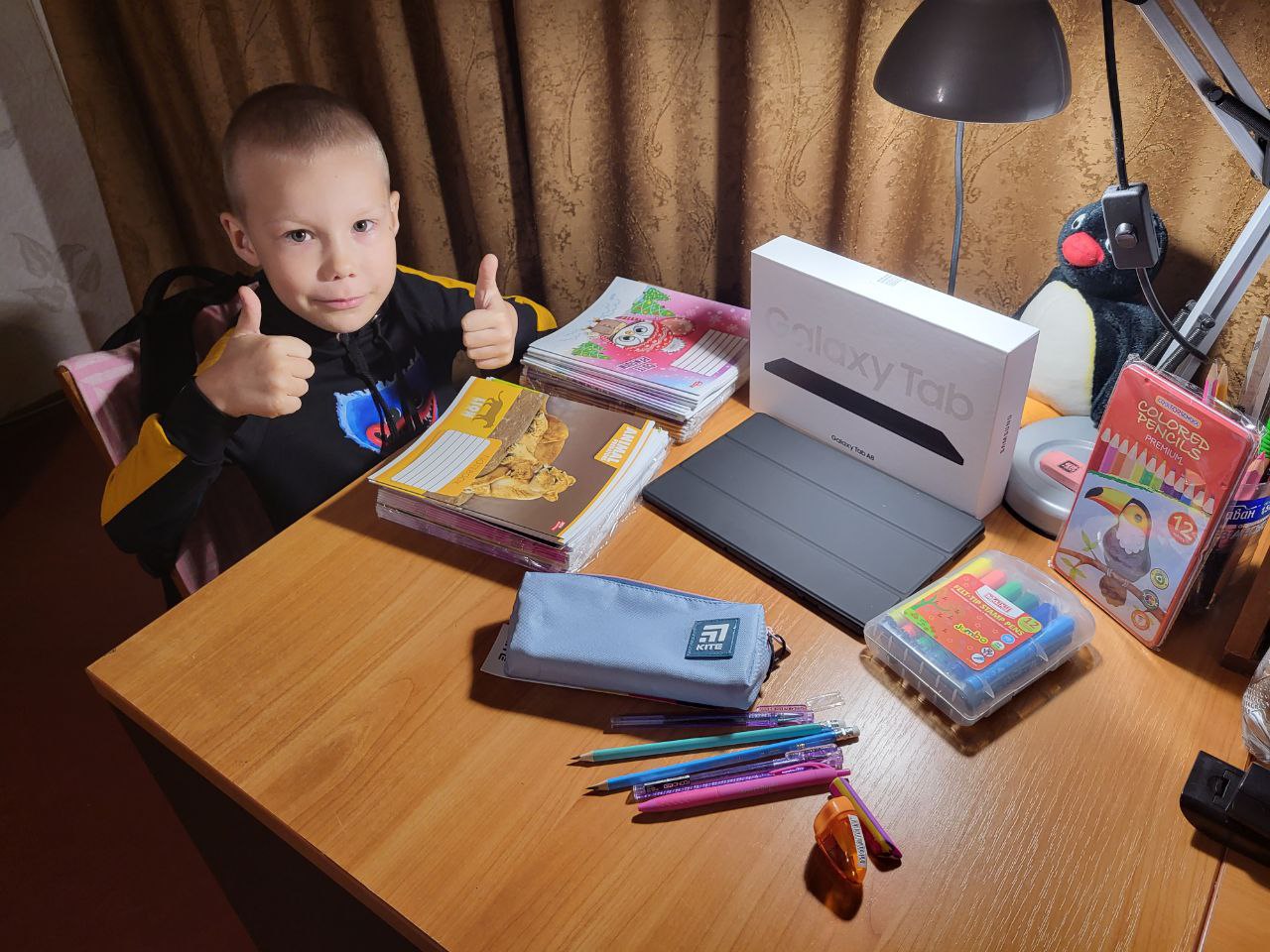 Beetroot Aid for Ukraine Backpack & Tablets for Schools Kids