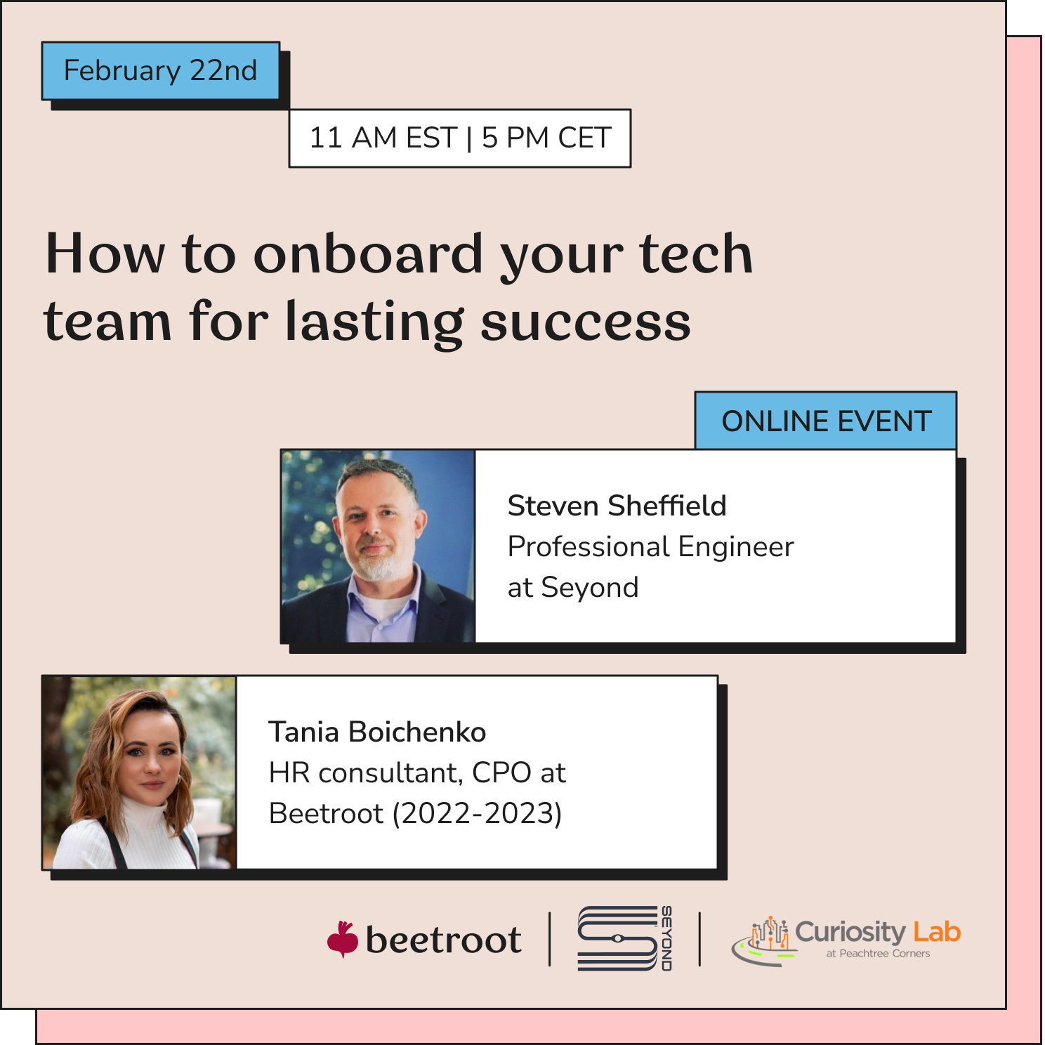 Tech team onboarding for lasting success - Beetroot event